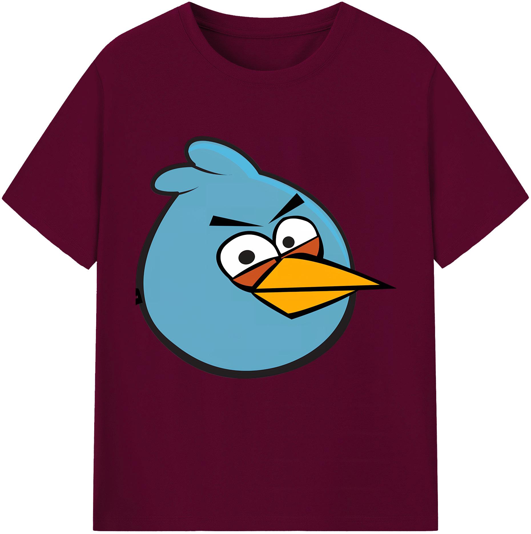 （画像用） Angry Birds アングリーバード レディースカジュアルプリントTシャツ（綿100％）